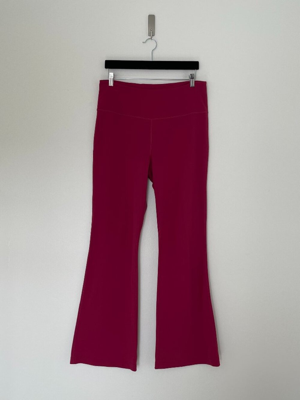 Lululemon Groove Super-High-Rise Flared Pants Nulu Pomegranate Size 14